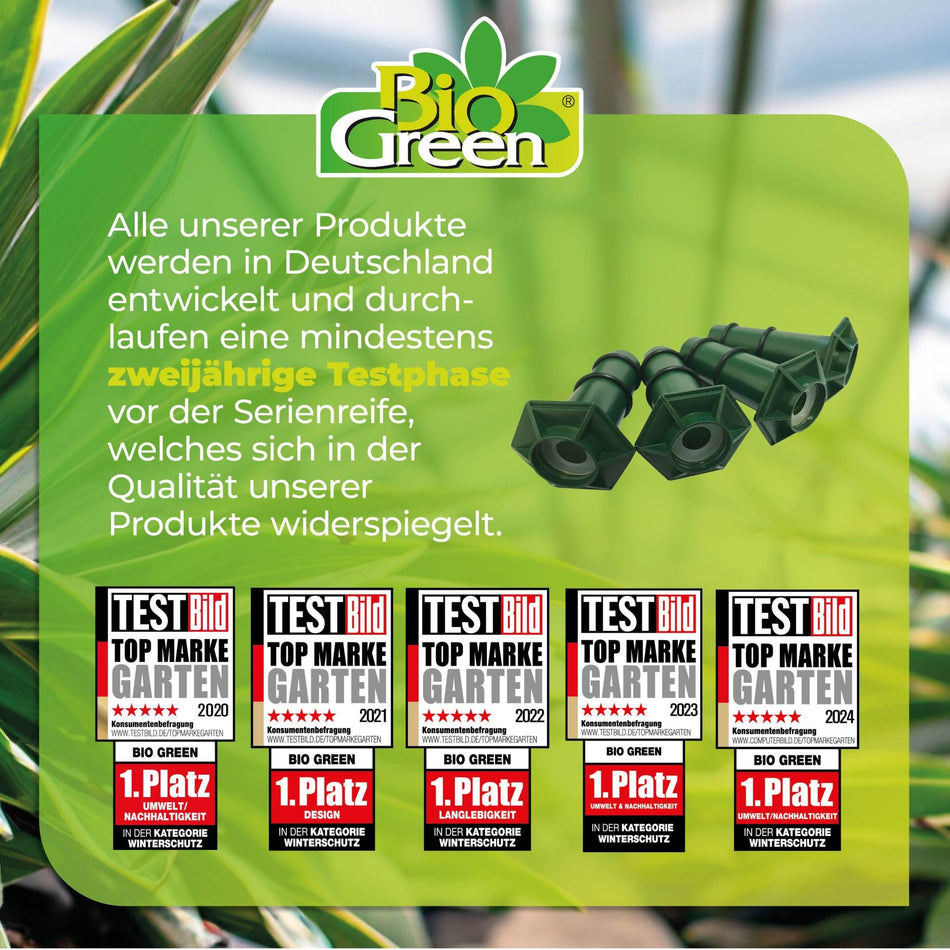 Pet Flaschen Adapter für das Tonkegel Bewässerungssystem "Hydro Wine" 4 Stück - BioGreen GmbH