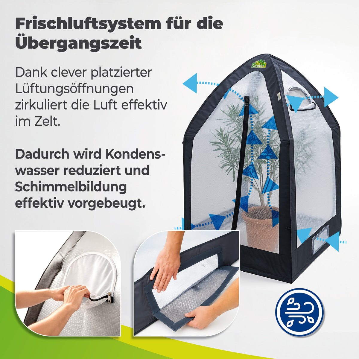 videx frostschutz zelt ice Überwinterungszelt "ICEDOME ThermoPLUS Deluxe" L 120 x B 120 x H 183 c
