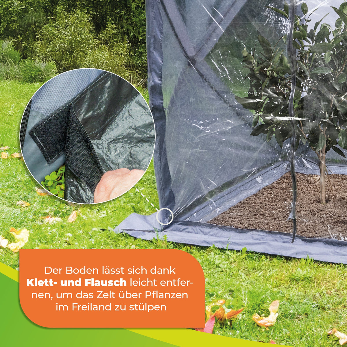 PREMIUM Überwinterungszelt ALASKA L 150 x 150 x 180 cm - BioGreen GmbH