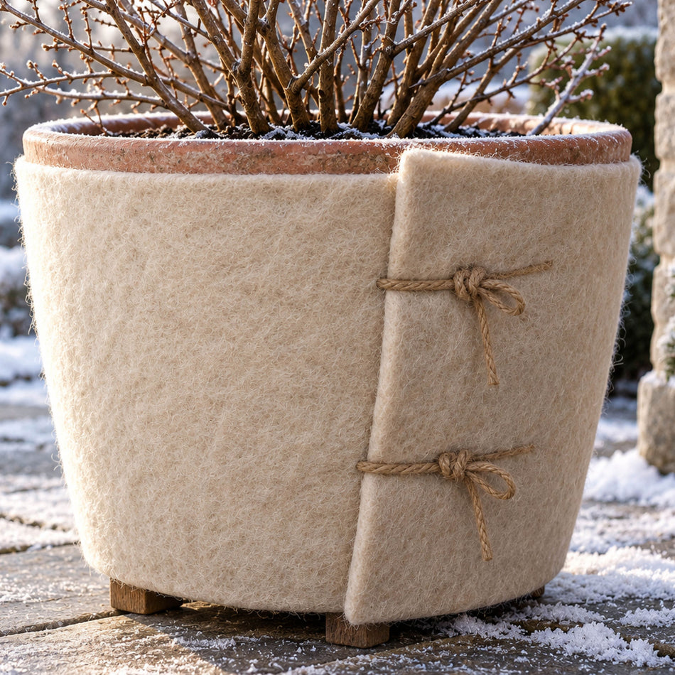 Tapis en feutre en laine de mouton, léger, protection contre les mauvaises herbes, protection contre le gel, protection contre l'évaporation et amendement du sol