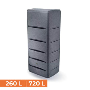 Regentonne TOWER, vers. Größen, verkettbar, moderner Turm