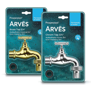 Auslaufhahn für Regentonnen aus Metall, vers. Farben