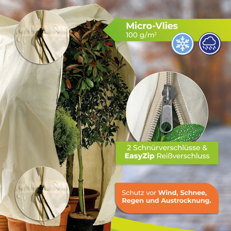 Winterschutz für Kübelpflanzen "Jumbo" H 200 x B 240 cm - BioGreen GmbH