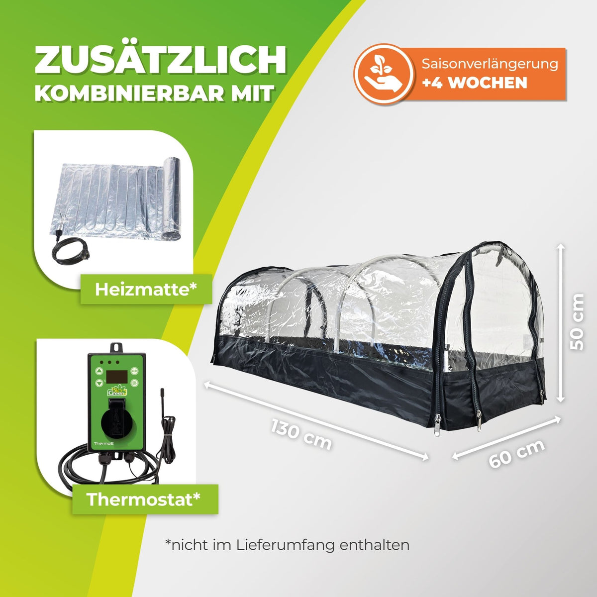 Zimmergewächshaus "Jumbo" XXL ideal für die Anzucht - BioGreen GmbH
