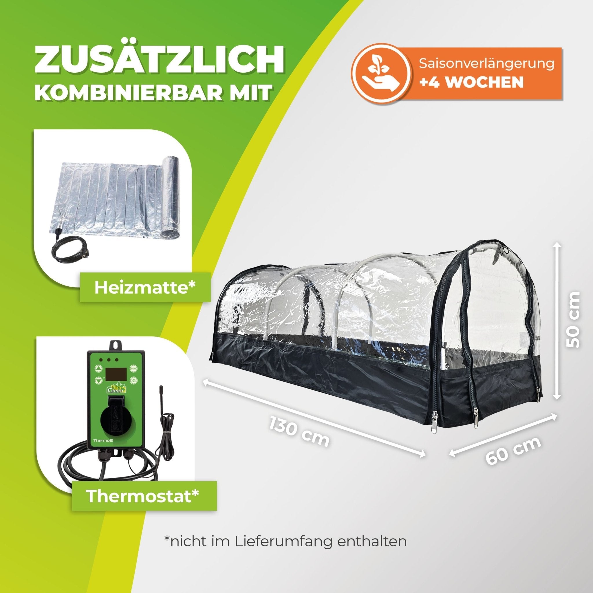 Zimmergewächshaus "Jumbo" XXL ideal für die Anzucht - BioGreen GmbH