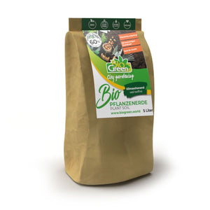 5L Bio qualitative torffreie PflanzenErde mit Eisendünger