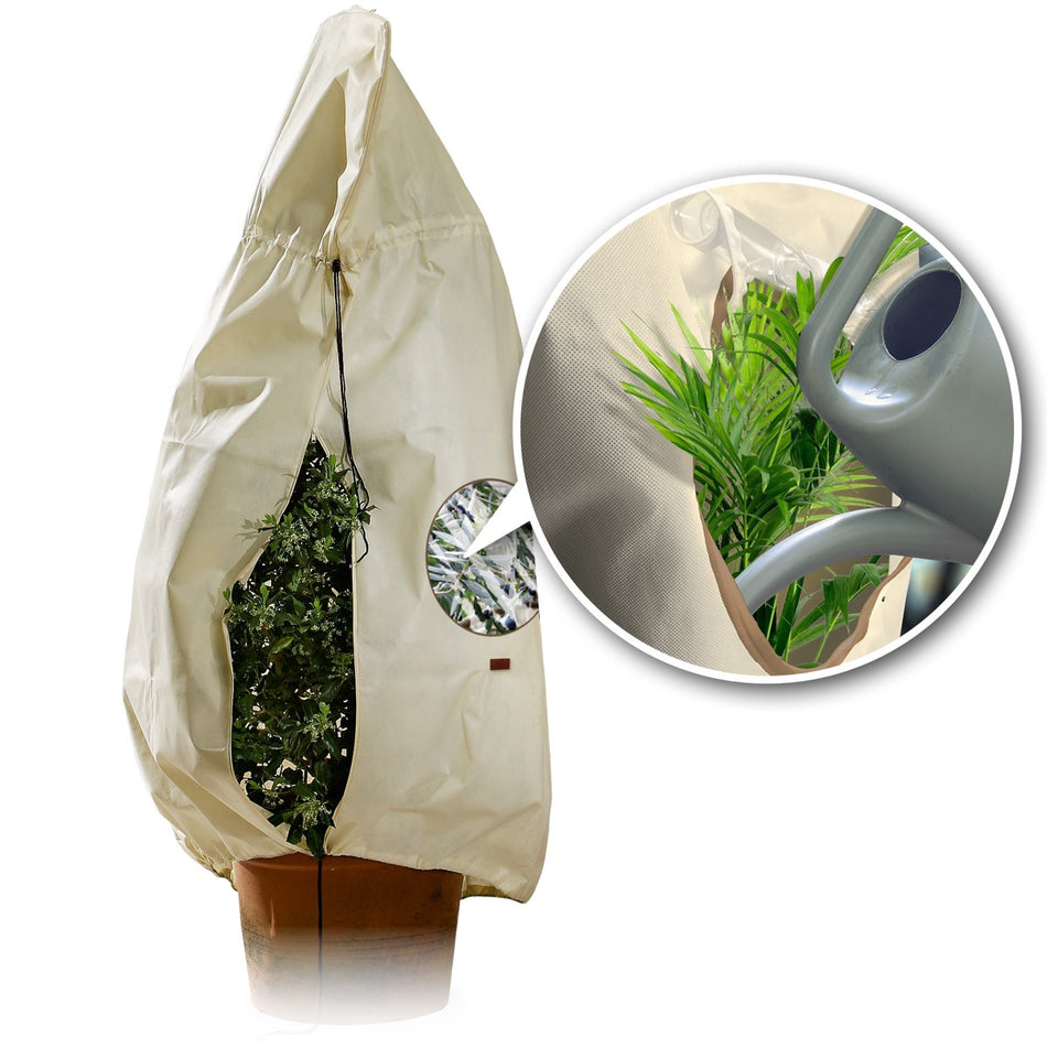 Bio Green Pflanzenschutzsack mit Fenster XXL